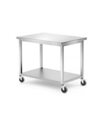 Stół jezdny z półką 1000x700x850 mm — funkcjonalność