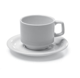 Filiżanka FRIG 275ml biała porcelana hotelowa