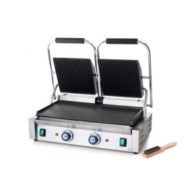 Grill kontaktowy podwójny – ryflowano-gładki