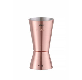Jigger Bar Up miedziany 25/50 ml – miarka barmańska