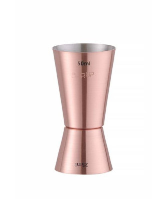 Jigger Bar Up miedziany 25/50 ml – miarka barmańska