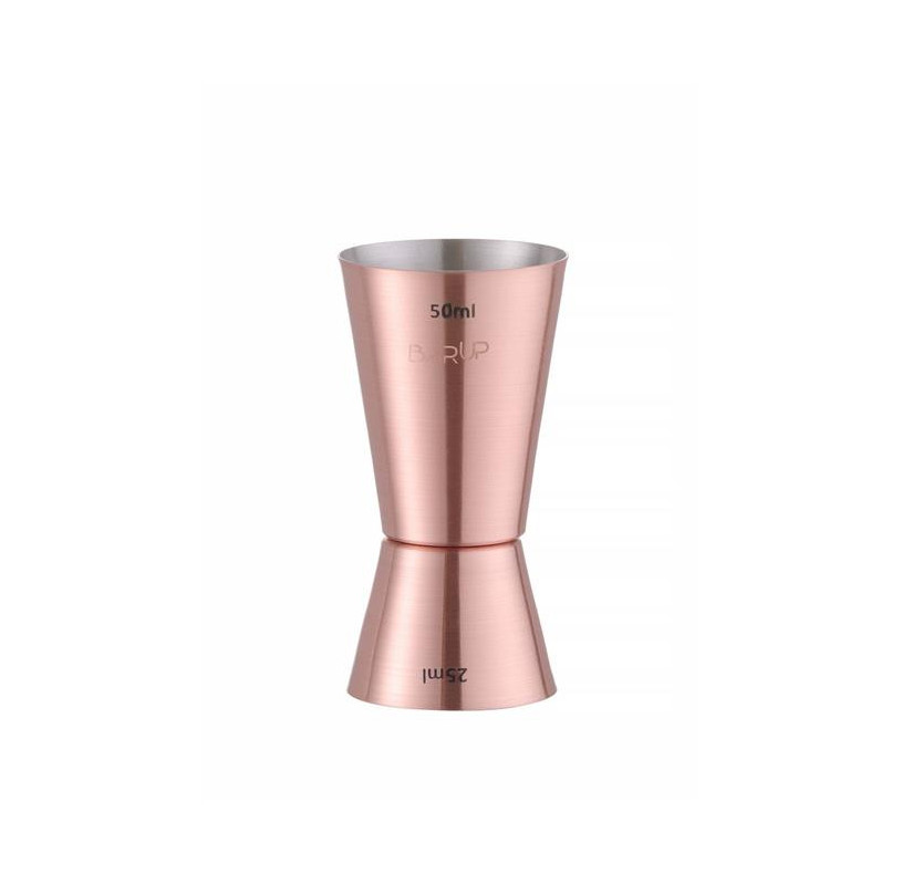 Jigger Bar Up miedziany 25/50 ml – miarka barmańska