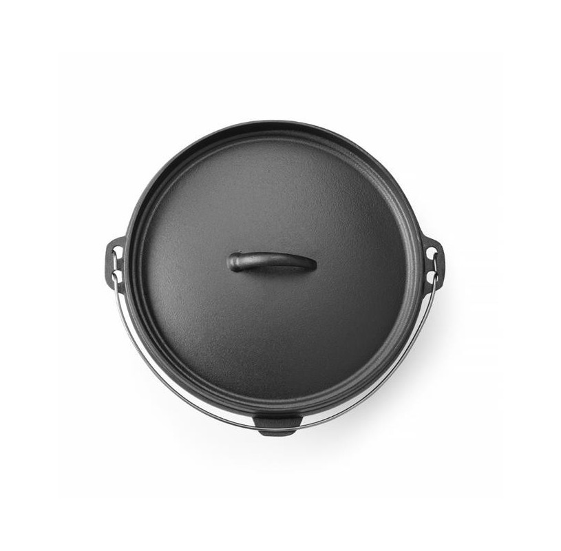 Kociołek żeliwny HENDI 7,2L - Idealny do gulaszy