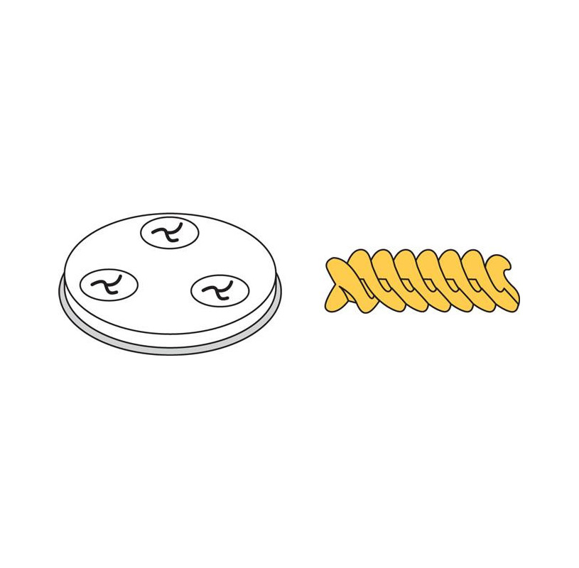 Końcówka MPF2, 5/4 do makaronu Fusilli - Świderki
