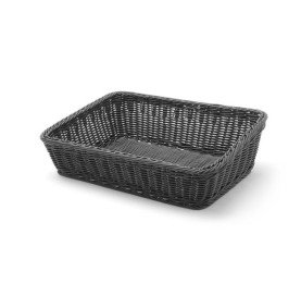 Kosz Skośny Prostokątny Czarny 400x300x120mm