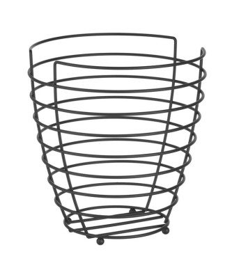 Czarny Koszyk na Owoce 250mm – Elegancja w Gastronomii