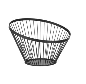 Koszyk do Owoców Czarny 250mm - Styl i Funkcjonalność