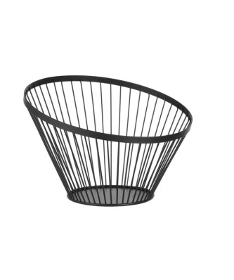 Koszyk do Owoców Czarny 250mm - Styl i Funkcjonalność