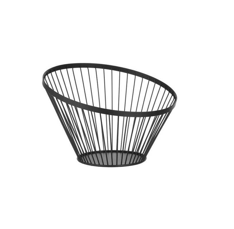 Koszyk do Owoców Czarny 250mm - Styl i Funkcjonalność