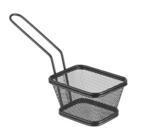 Koszyk Mini do Smażonych Przekąsek Czarny