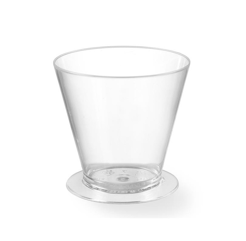 Kubek fingerfood z podstawkiem - zestaw 100 szt.