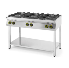Kuchnia gazowa 6-palnikowa HENDI 28.5kW Kitchen Line