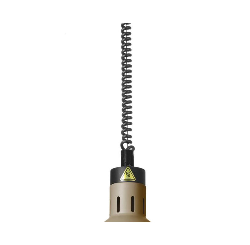 Lampa podgrzewająca HENDI, 250W, beżowy design