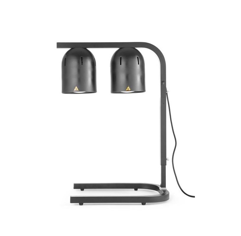 Lampa do podgrzewania potraw czarna 590-790 mm