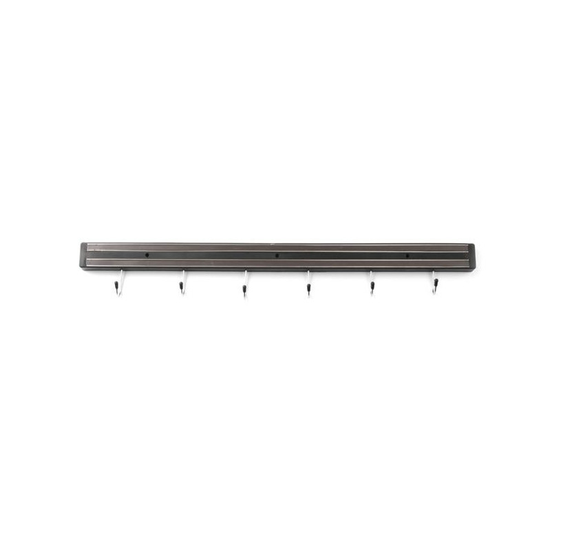 Listwa magnetyczna HENDI 620mm z haczykami