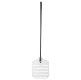 Łopata do pizzy kwadratowa perforowana, aluminium