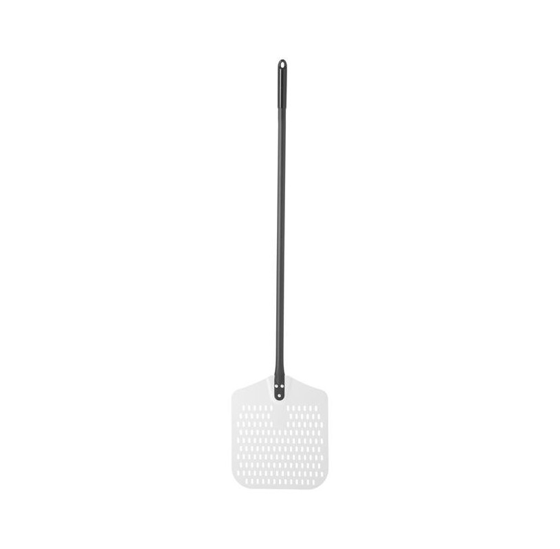 Łopata do pizzy kwadratowa perforowana, aluminium