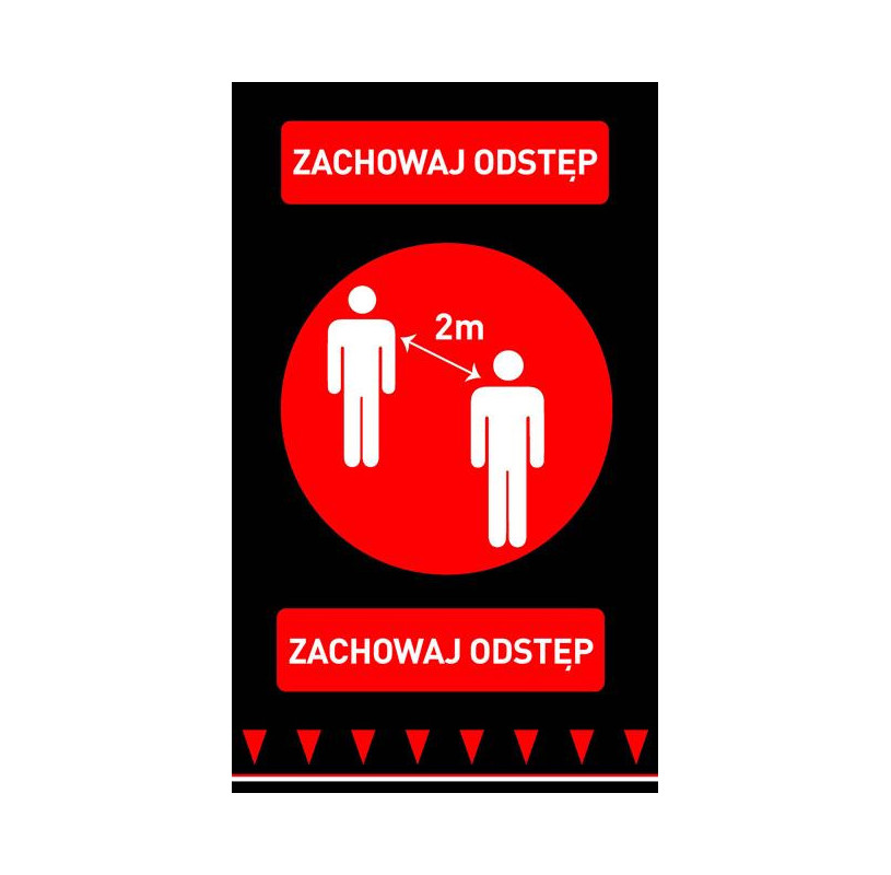 Mata bezpiecznego odstępu - dystans i higiena