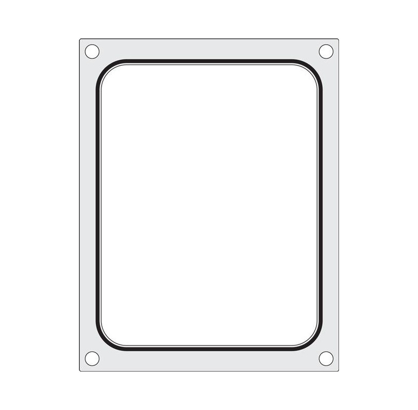 Matryca do zgrzewarki Hendi 227x178 mm - precyzyjne uszczelnianie