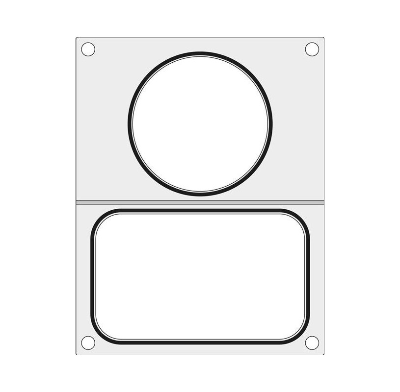 Matryca do zgrzewarki MANUPACK 190, 187x137 mm