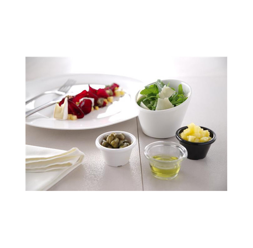Miseczka Ramekin 45 ml, czarna, zestaw 12 szt.