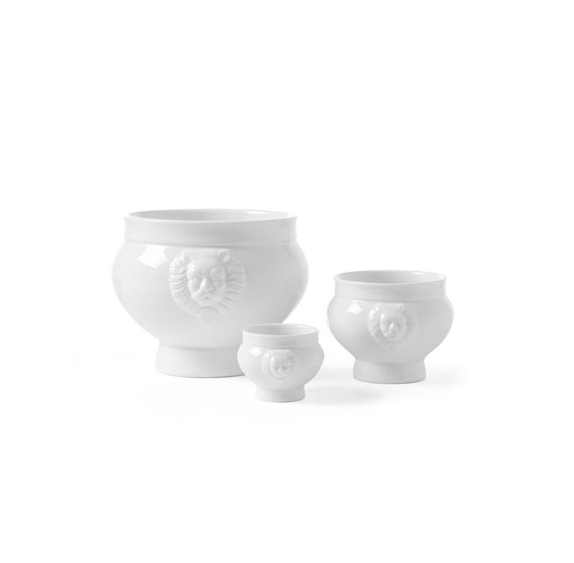 Miska na zupę LIONHEAD - solidna porcelana, 90 mm