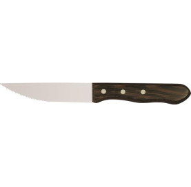 Nóż do steków 125 mm z ząbkami, drewno wenge