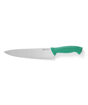 Nóż kucharski HACCP 240 mm, zielony - Profesjonalny sprzęt