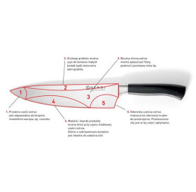 Nóż kucharski Profi Line X50CrMoV15 do zadań specjalnych
