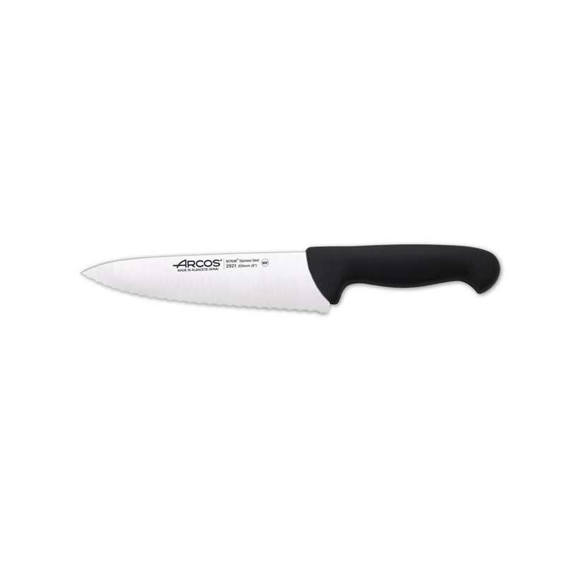 Nóż szefa kuchni Arcos 2900 ząbkowany 333mm