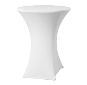 Obrus okrągły HENDI biały, jersey 160g/m2