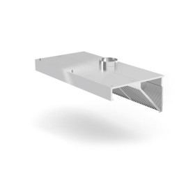 Okap przyścienny skośny 1000x700x450 mm z oświetleniem