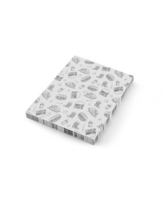 Papier pergaminowy HENDI 500 szt. 200x250mm - styl i funkcjonalność