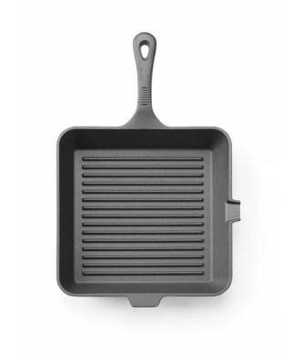 Patelnia HENDI 265x265 mm do grillowania