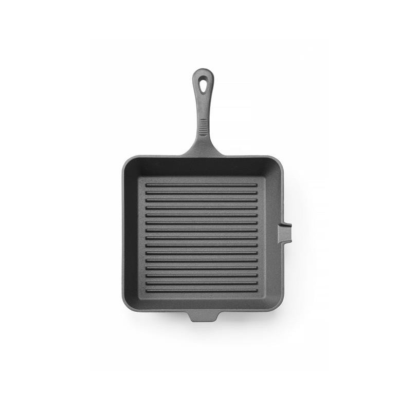 Patelnia HENDI 265x265 mm do grillowania