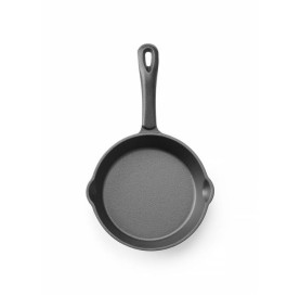 Patelnia żeliwna HENDI 250mm - równomierne smażenie