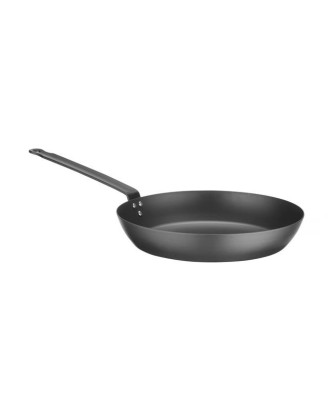 Patelnia HENDI Ø204mm - Stal Węglowa do Indukcji