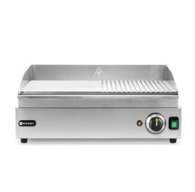 Płyta grillowa HENDI Kitchen Line 2400W, 1/2 gładka, ryflowana