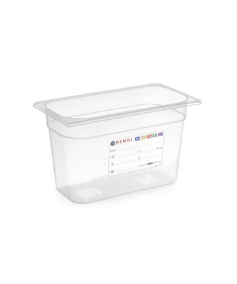 Pojemnik GN 1/3 HACCP, polipropylen, 100mm