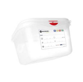Pojemnik GN 1/6 HENDI 1.7L - polipropylen, transparentny