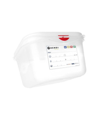 Pojemnik GN 1/6 HENDI 1.7L - polipropylen, transparentny