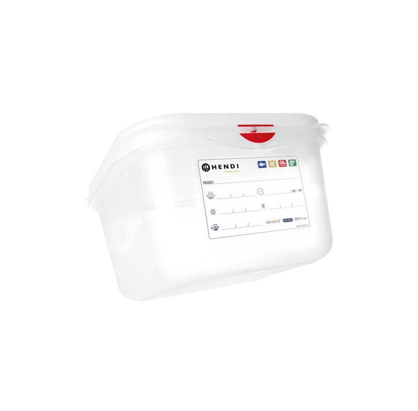Pojemnik GN 1/6 HENDI 1.7L - polipropylen, transparentny