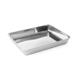 Pojemnik na mięso stalowy 260x200x40 mm — higiena i trwałość