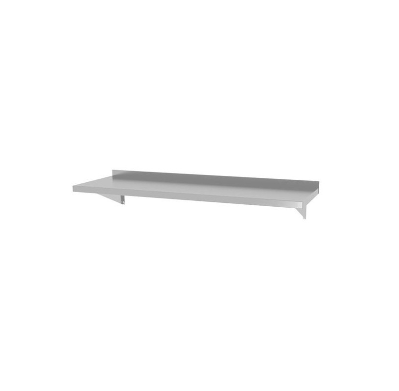 Półka wisząca 1200x300 - Stal nierdzewna AISI 430