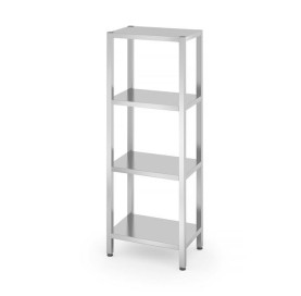 Regał magazynowy ze stali nierdzewnej - 70 kg/m2