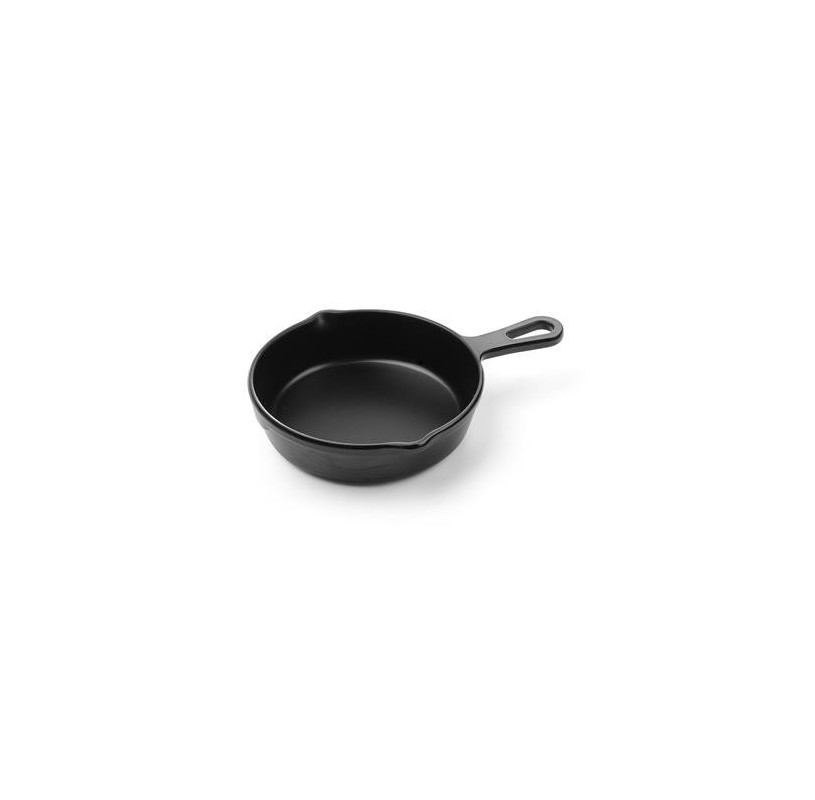 Rondelek czarny Little Chef mini - prezentacja dań