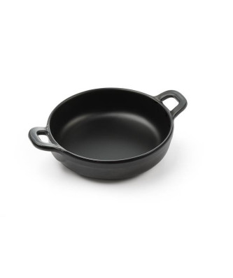 Rondelek Czarny Little Chef Mini - prezentacja dań