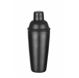 Czarny Shaker Cobbler BarUp 240mm - Niezawodne Narzędzie Barmańskie