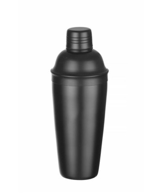 Czarny Shaker Cobbler BarUp 240mm - Niezawodne Narzędzie Barmańskie