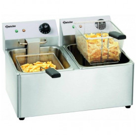 Frytownica Podwójna 2x8L Bartscher SNACK IV - Profesjonalna